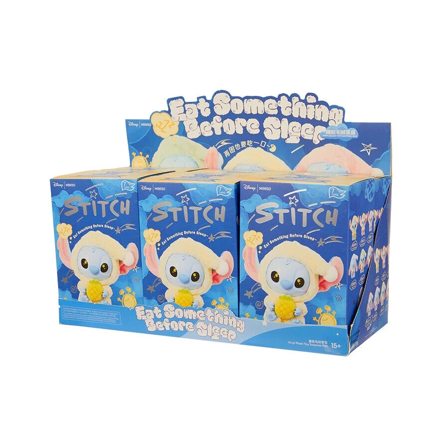  Stitch Eat Something Before Sleep Serisi Peluş Sürpriz Kutu