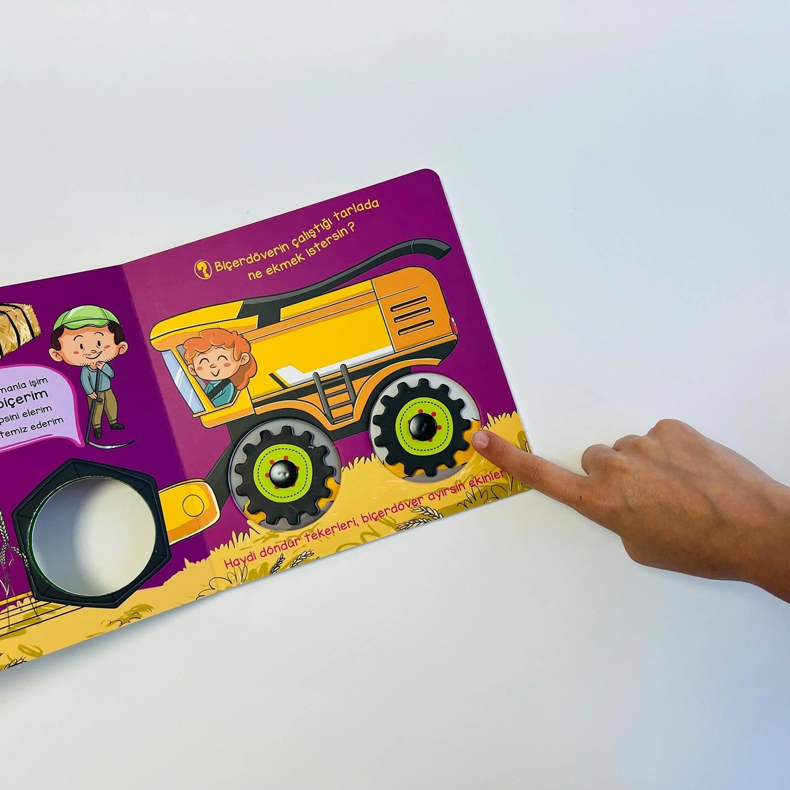 Sincap Kitap Tekerlekler İş Başında: Çalışkan Çiftlik Araçlarım - Hilal Sivri