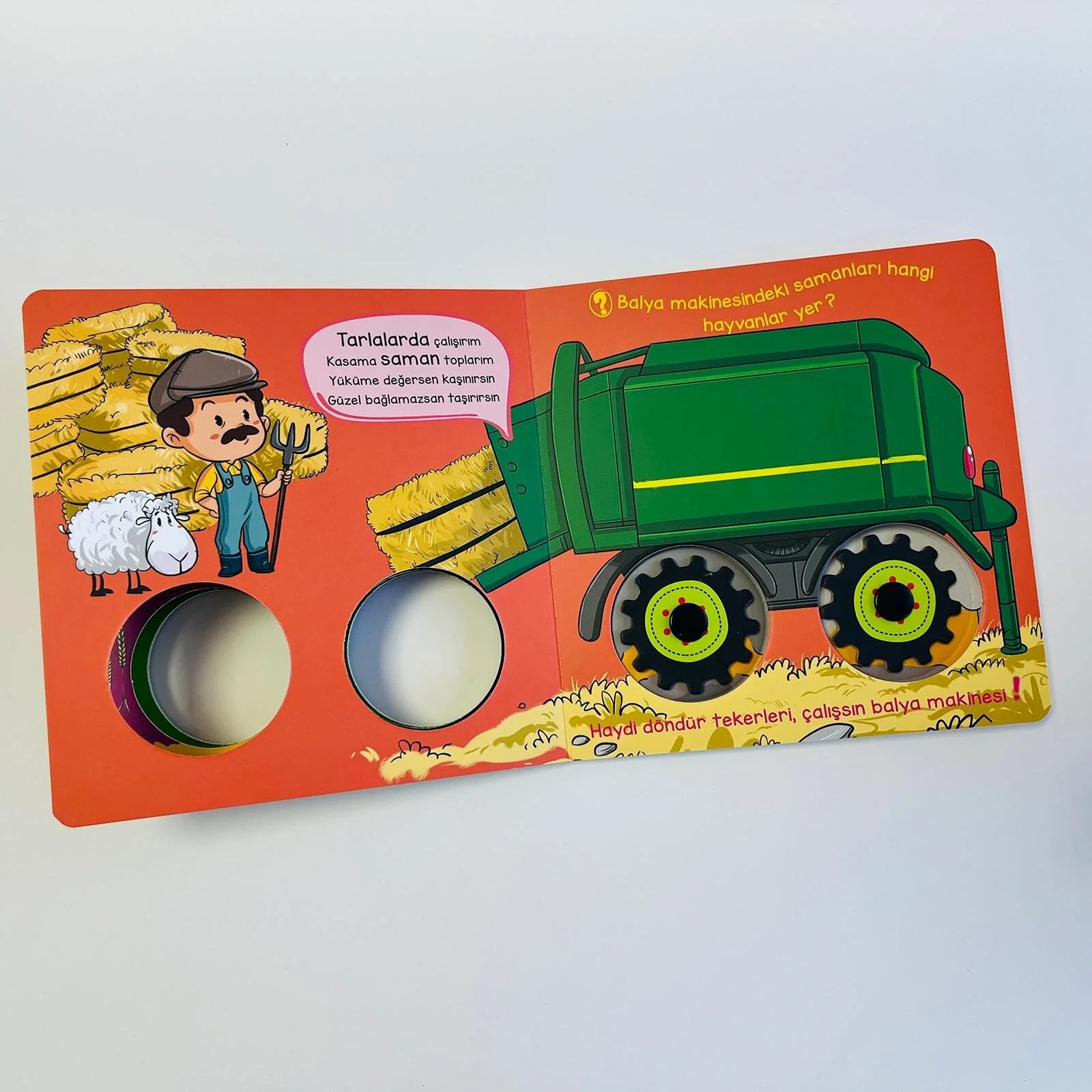 Sincap Kitap Tekerlekler İş Başında: Çalışkan Çiftlik Araçlarım - Hilal Sivri