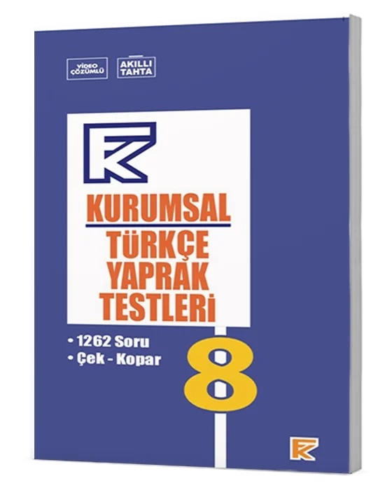 FK 8 KURUMSAL TÜRKÇE YAPRAK TESTLERİ