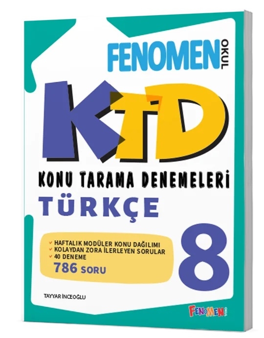 FENOMEN 8 TÜRKÇE KONU TARAMA DENEMELERİ (40 DENEME)