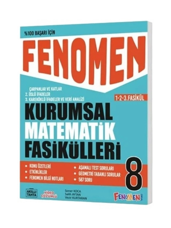 Fenomen 8 Kurumsal Matematik Fasikülleri (1-2-3-4-5-6. FASİKÜL) Toplam 6 Fasikül Bir Arada