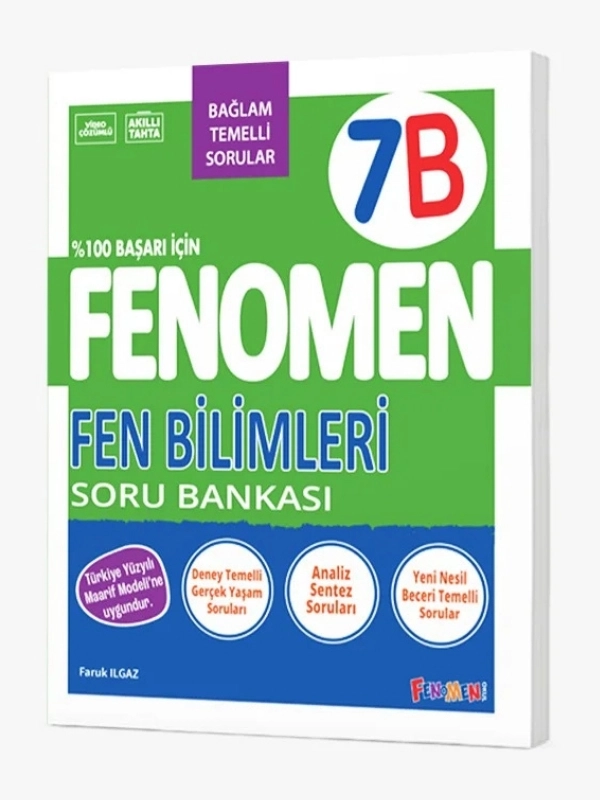 Fenomn 7 Fen Bilimleri B Soru Bankası BAĞLAM TEMELLİ SORULAR 2026 Basım
