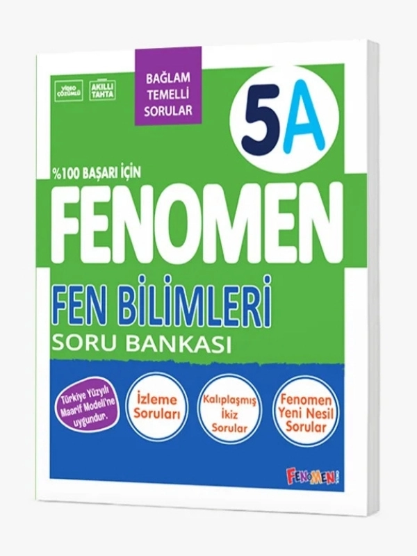 Fenomen 5 Fen Bilimleri A Soru Bankası BAĞLAM TEMELLİ SORULAR 2026 BASKI