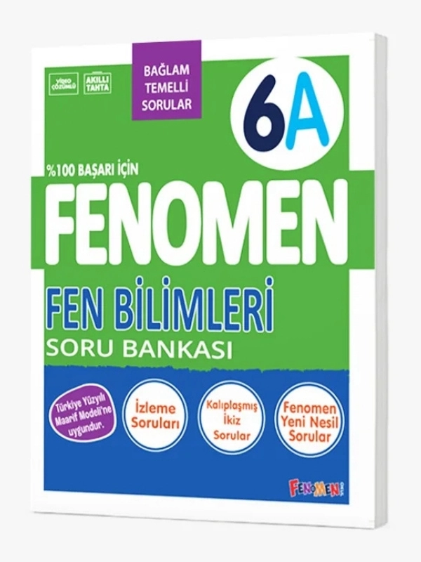 Fenomen 6 Fen Bilimleri A Soru Bankası BAĞLAM TEMELLİ SORULAR 2026 BASIM