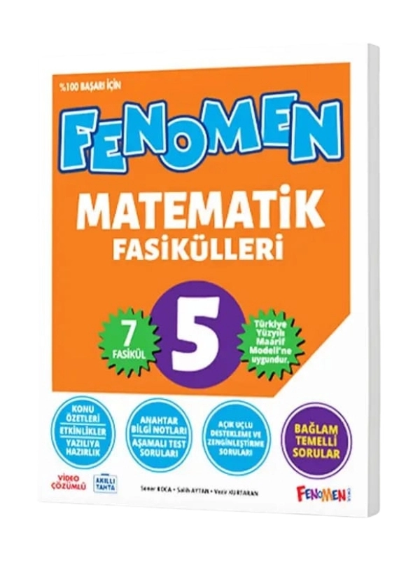 Fenomen 5 Matematik Fasikülleri (Toplam 7  Fasikül ) BAĞLAM TEMELLİ SORULAR 2026 BASIM