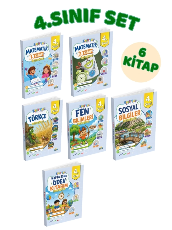 Mavi Deniz Yayınları 4.Sınıf Ders Kitabı Seti 2026-2027   6 Kitap