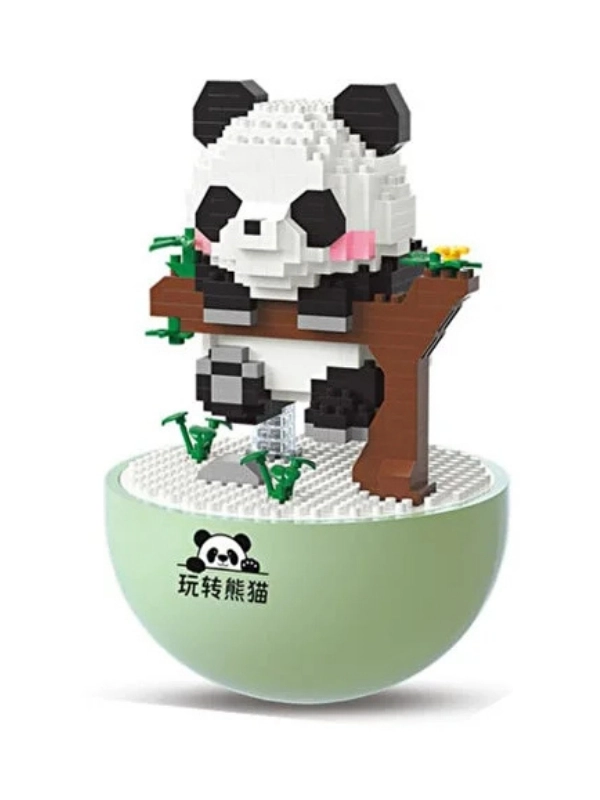 Vagon Life Panlos Yko Serisi Dekoratif ve Koleksiyonluk Lego Panda Modeli 543 Parça Yapım Seti -FFP1275