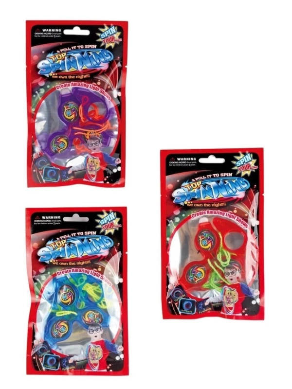 Renkli LED Işıklı Fırfır Yeni Nesil Işıklı Oyuncak  Pull It To Top Spining