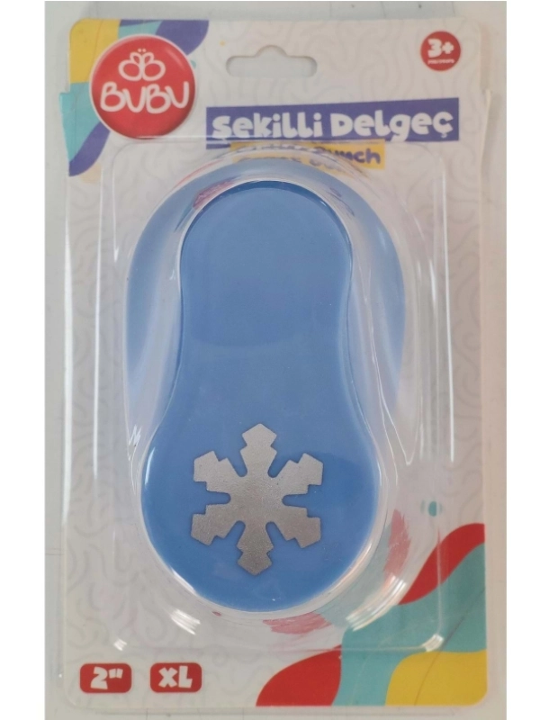 Bu-bu Şekilli Eva ve Kağıt Delgeç Kar Tanesi 2’’ 5cm XL