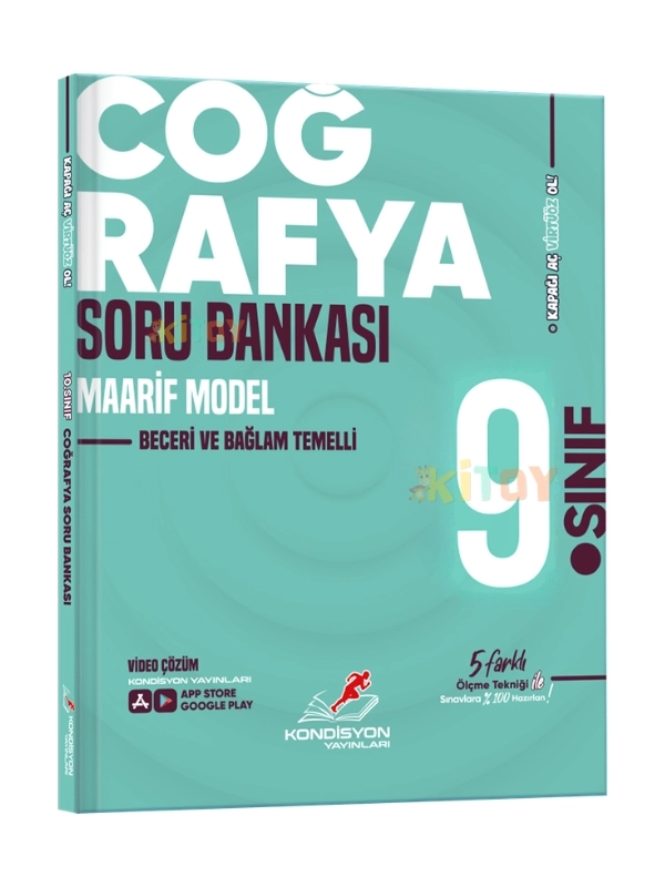 Kondisyon Yayınları Coğrafya 9. Sınıf Soru Bankası –  Maarif Model 2026-2027 Yeni Müfredat