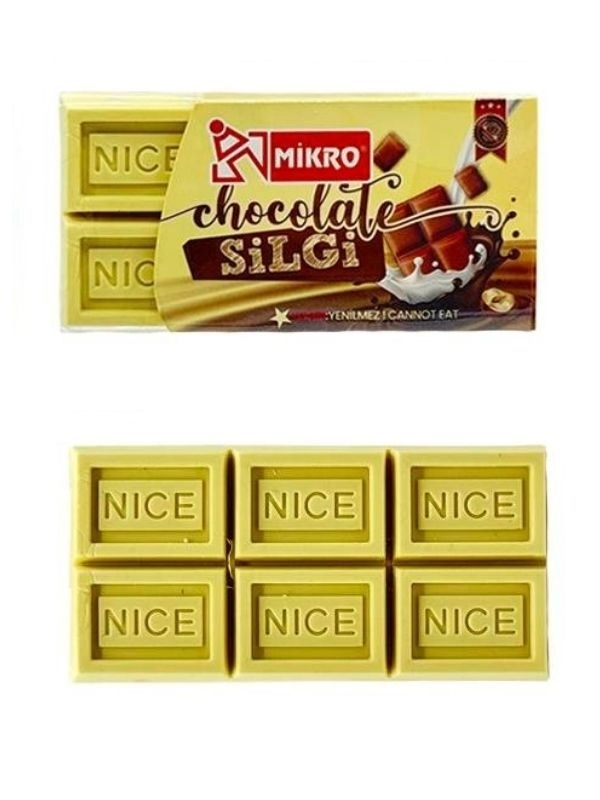 Mikro Kokulu Çikolata Silgi ER-8644 Beyaz