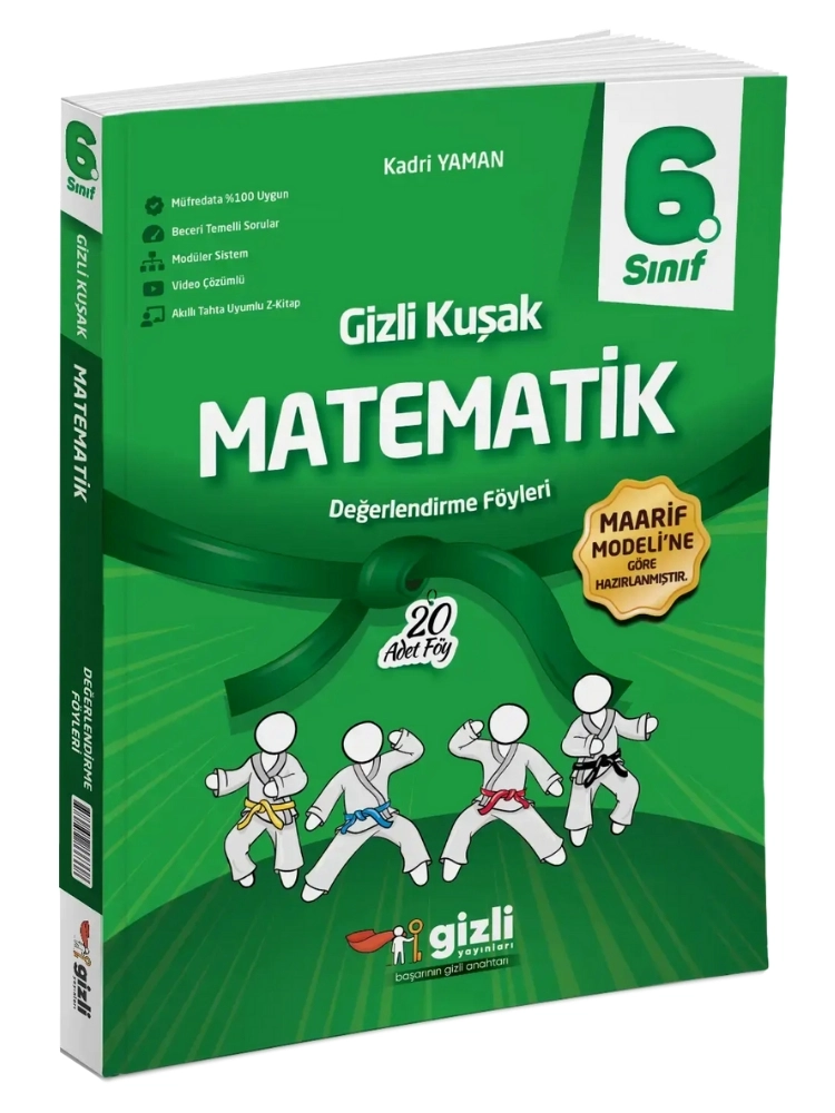 6. Sınıf Matematik Gizli Kuşak Değerlendirme Föyleri