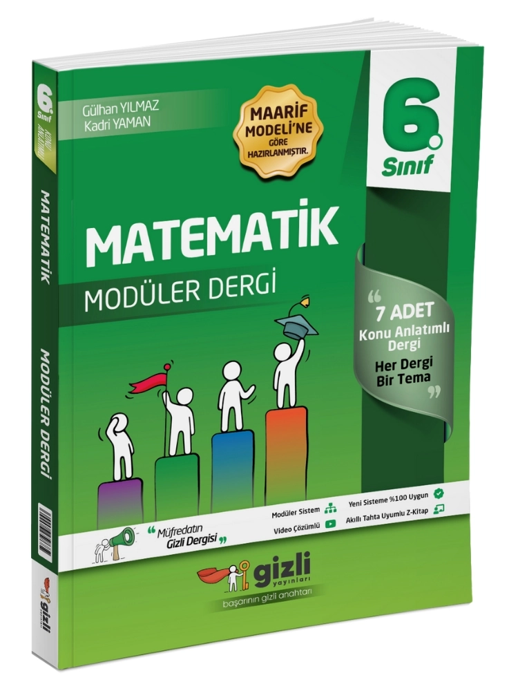 6. Sınıf Matematik Müfredatın Gizli Dergisi Gizli Yayınları