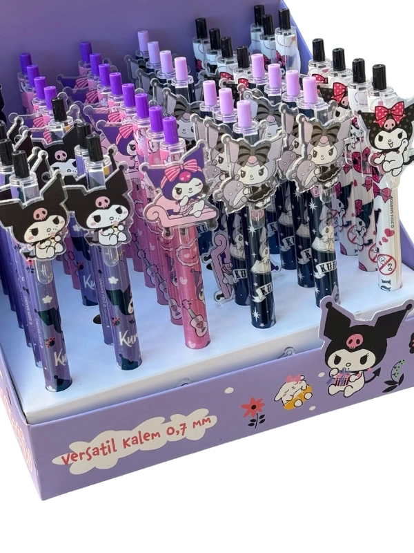 Sanrio Lisanslı Kuromi 2D 0.7 mm Versatil Uçlu Kalem