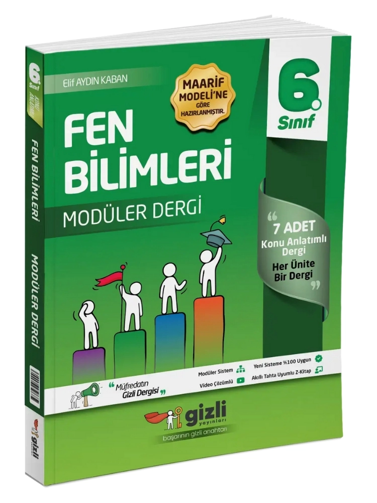 6. Sınıf Fen Bilimleri Müfredatın Gizli Dergisi - Gizli Yayınları