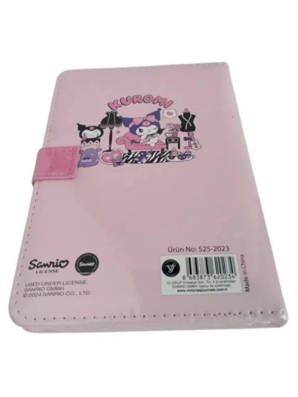 Victoria’s Journals Kuromi  Kalp Kilitli Anahtarlıklı Günlük | A6 | 192 Sayfa | Renkli Özel Sayfalar 525-2023