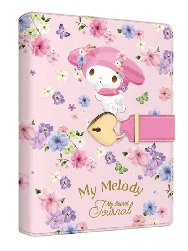 Victoria’s Journals My Melody Kalp Kilitli Anahtarlıklı Günlük | A6 | 192 Sayfa | 525-2018
