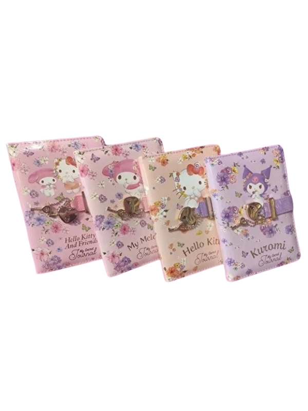 Victoria’s Journals My Melody Kalp Kilitli Anahtarlıklı Günlük | A6 | 192 Sayfa | 525-2018