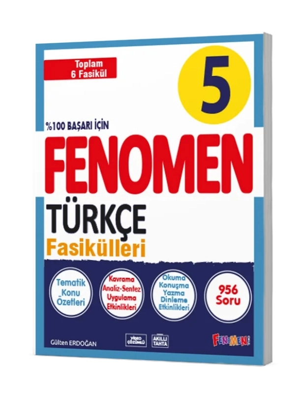 Fenomen 5. Sınıf Türkçe Fasikülleri  (1-2-3-4-5-6. Sayılar)