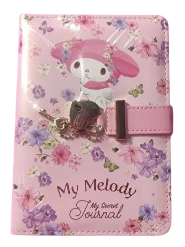 Victoria’s Journals My Melody Kalp Kilitli Anahtarlıklı Günlük | A6 | 192 Sayfa | 525-2018
