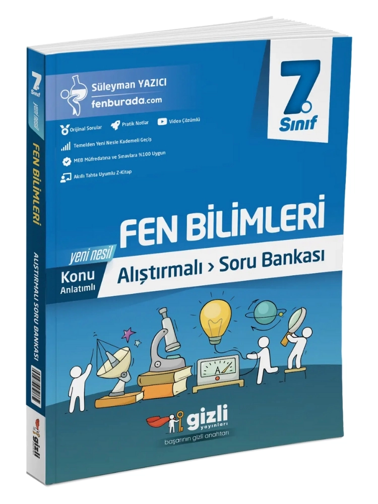 7. Sınıf Fen Bilimleri Konu Anlatımlı Alıştırmalı Soru Bankası