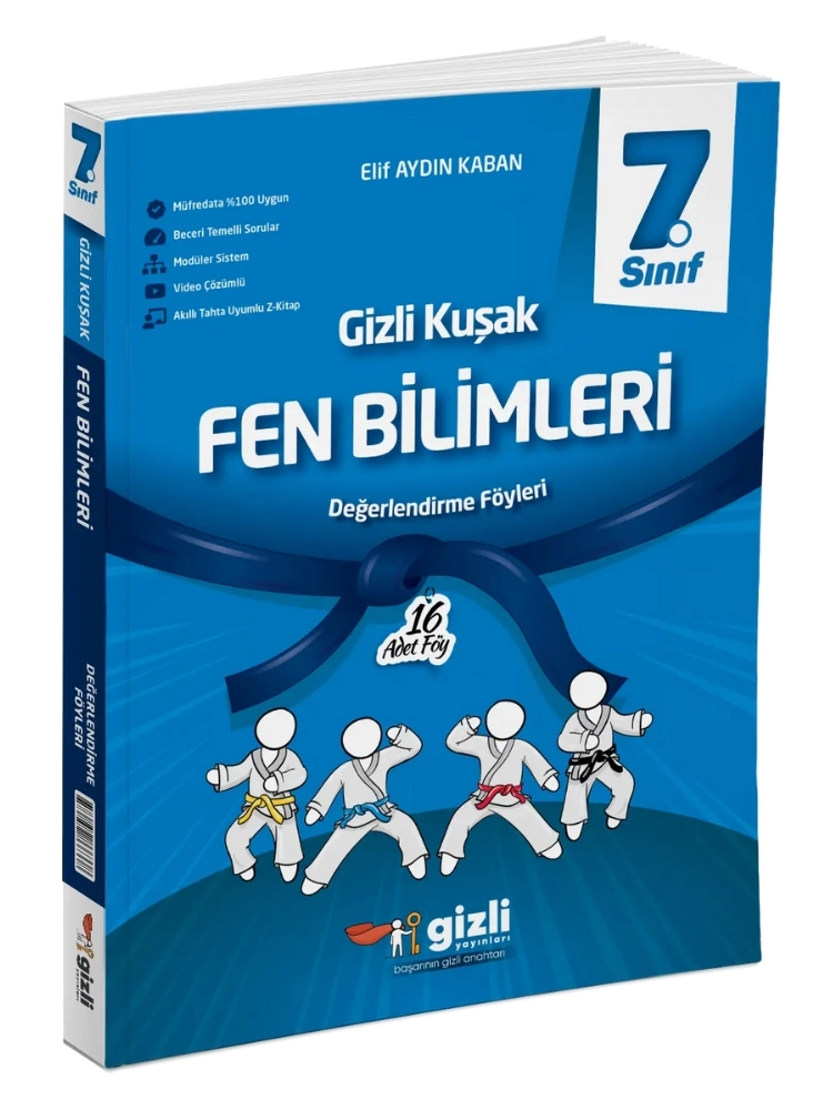 7. Sınıf Fen Bilimleri Gizli Kuşak Değerlendirme Föyleri