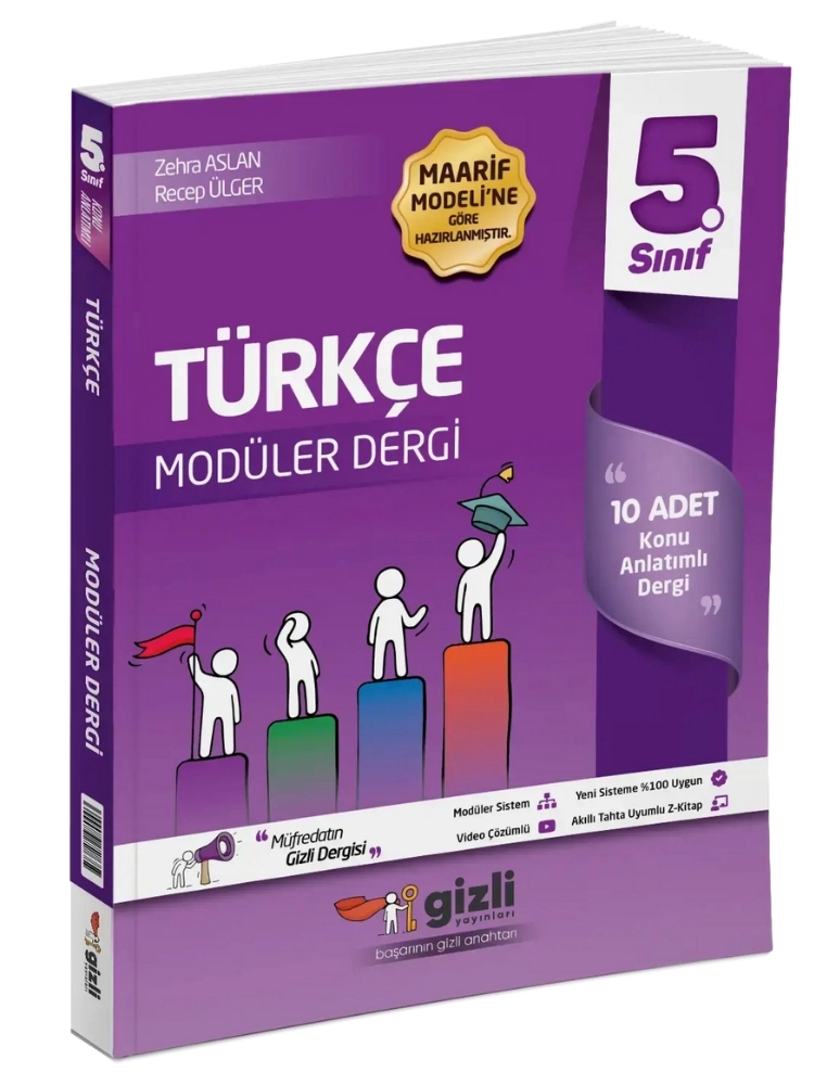 5. Sınıf Türkçe Müfredatın Gizli Dergisi - Gizli Yayınları