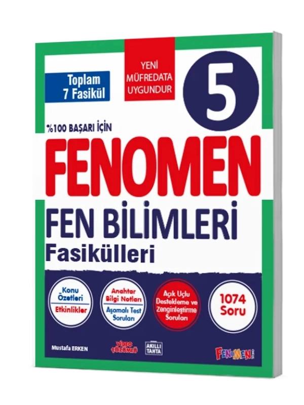 Fenomen 5. Sınıf Fen Bilimleri Fasikülleri  (1-2-3-4-5-6-7. Sayılar)