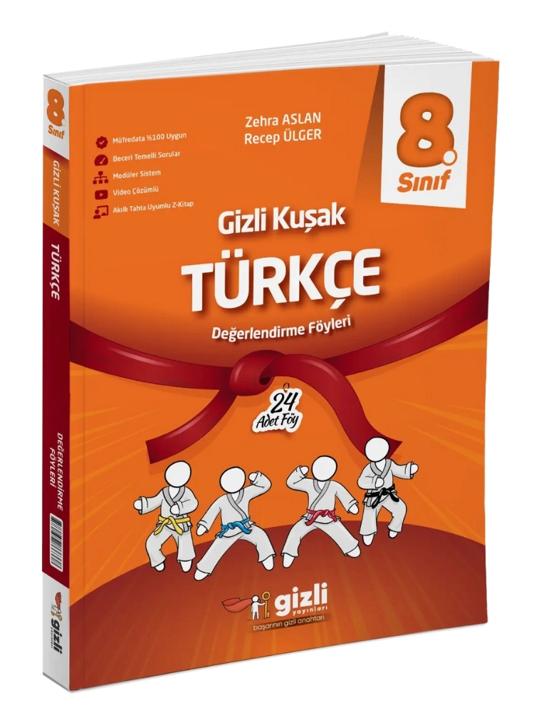 8. Sınıf LGS Türkçe Gizli Kuşak Değerlendirme Föyleri