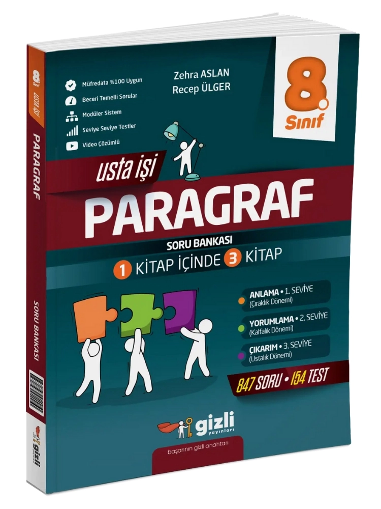 8.Sınıf Usta İşi Paragraf Soru Bankası
