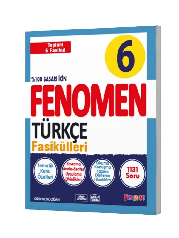 Fenomen 6. Sınıf Türkçe Fasikülleri  (1-2-3-4-5-6. Sayılar)