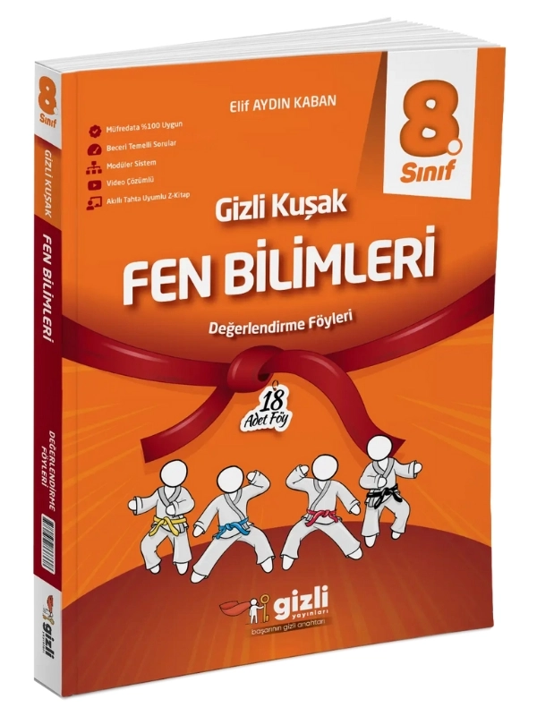 8. Sınıf LGS Fen Bilimleri Gizli Kuşak Değerlendirme Föyleri 