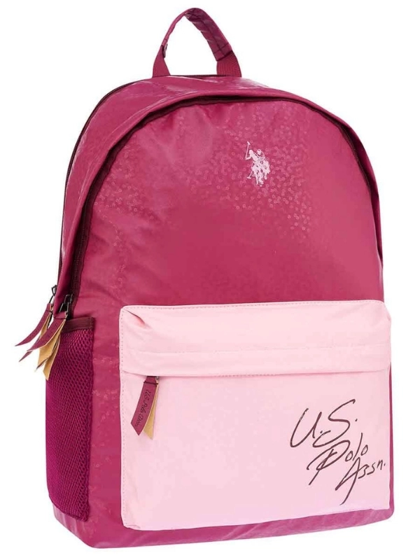 U.S. Polo Assn. PLCAN24229 Okul Sırt Çantası Pembe