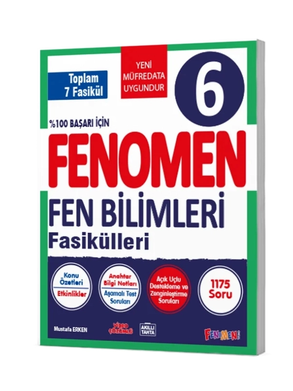 Fenomen 6. Sınıf Fen Bilimleri Fasikülleri (1-2-3-4-5-6-7. Sayılar)