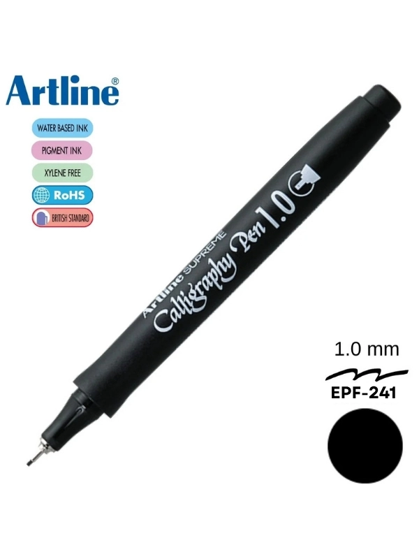 Artline Supreme Kaligrafi Kalemi 1.0 Siyah EPF-241