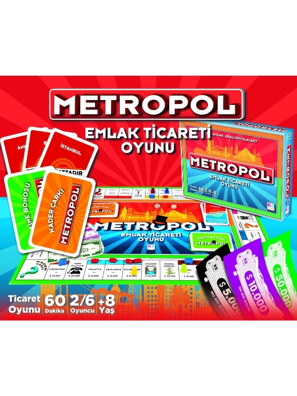 KS Games Metropol Emlak Ticaret Kutu Oyunu