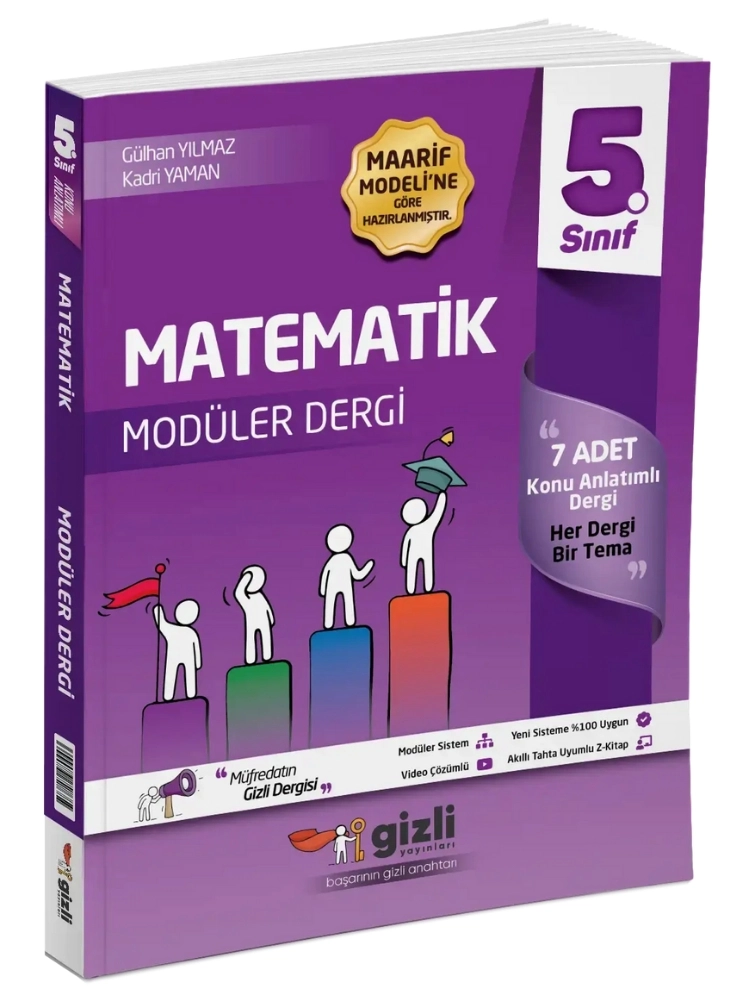 5. Sınıf Matematik Müfredatın Gizli Dergisi - Gizli Yayınları