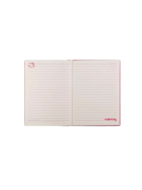 Victoria’s Journals Hello Kitty Smyth Flexy Vegan Deri Kap  13X18cm Çizgili Defter 80 Yaprak 524-1930
