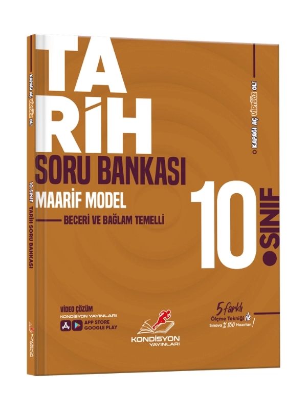 Kondisyon Yayınları Tarih 10. Sınıf Soru Bankası - Maarif Model 2026-2027 Yeni Müfredat