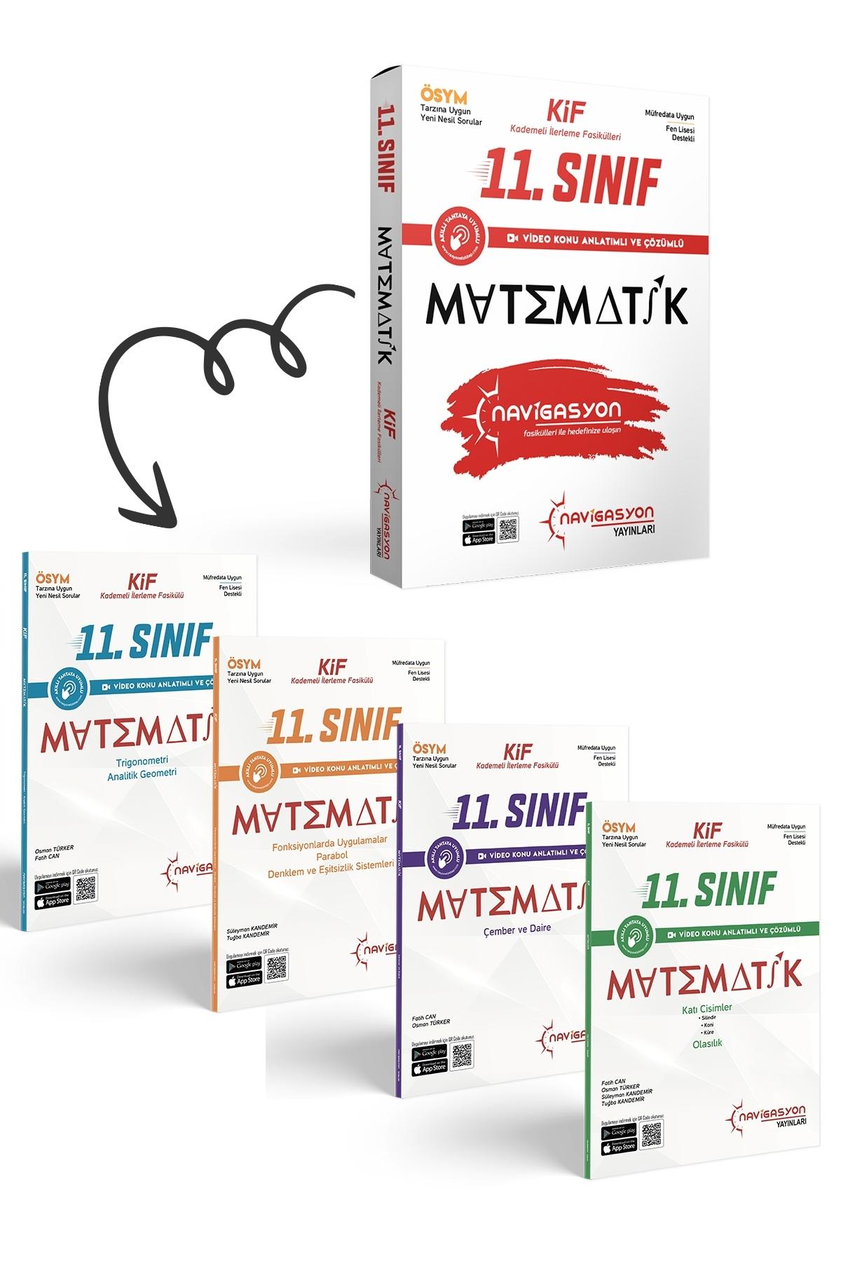 11. Sınıf Matematik Kademeli İlerleme Fasikül Seti (MEB Müfredatına Uygun-ÖSYM Ayarında)