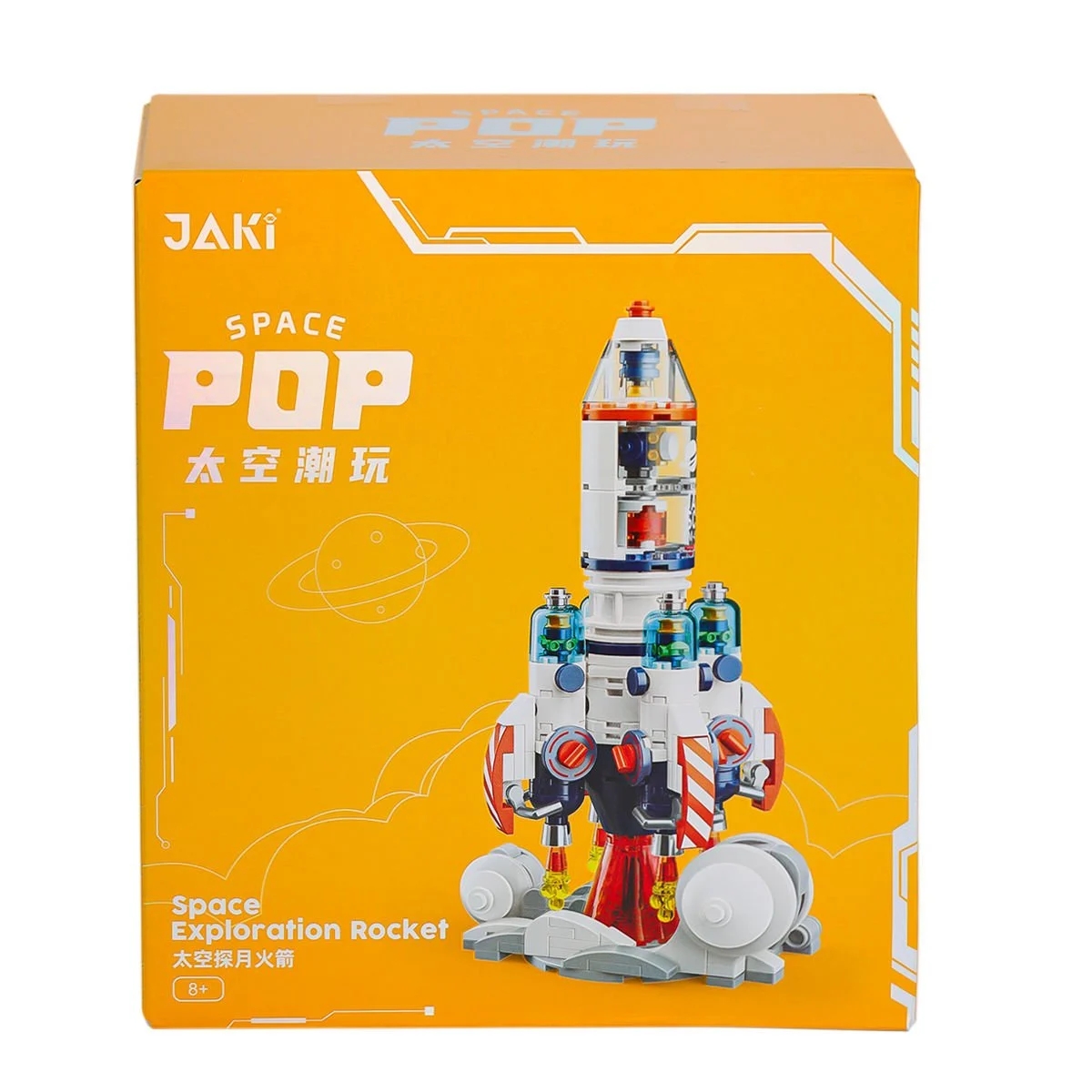 Vagonlife Jaki Mini Space Serisi Uzay Roketi Blok Seti JK8508 Uzay Serisi