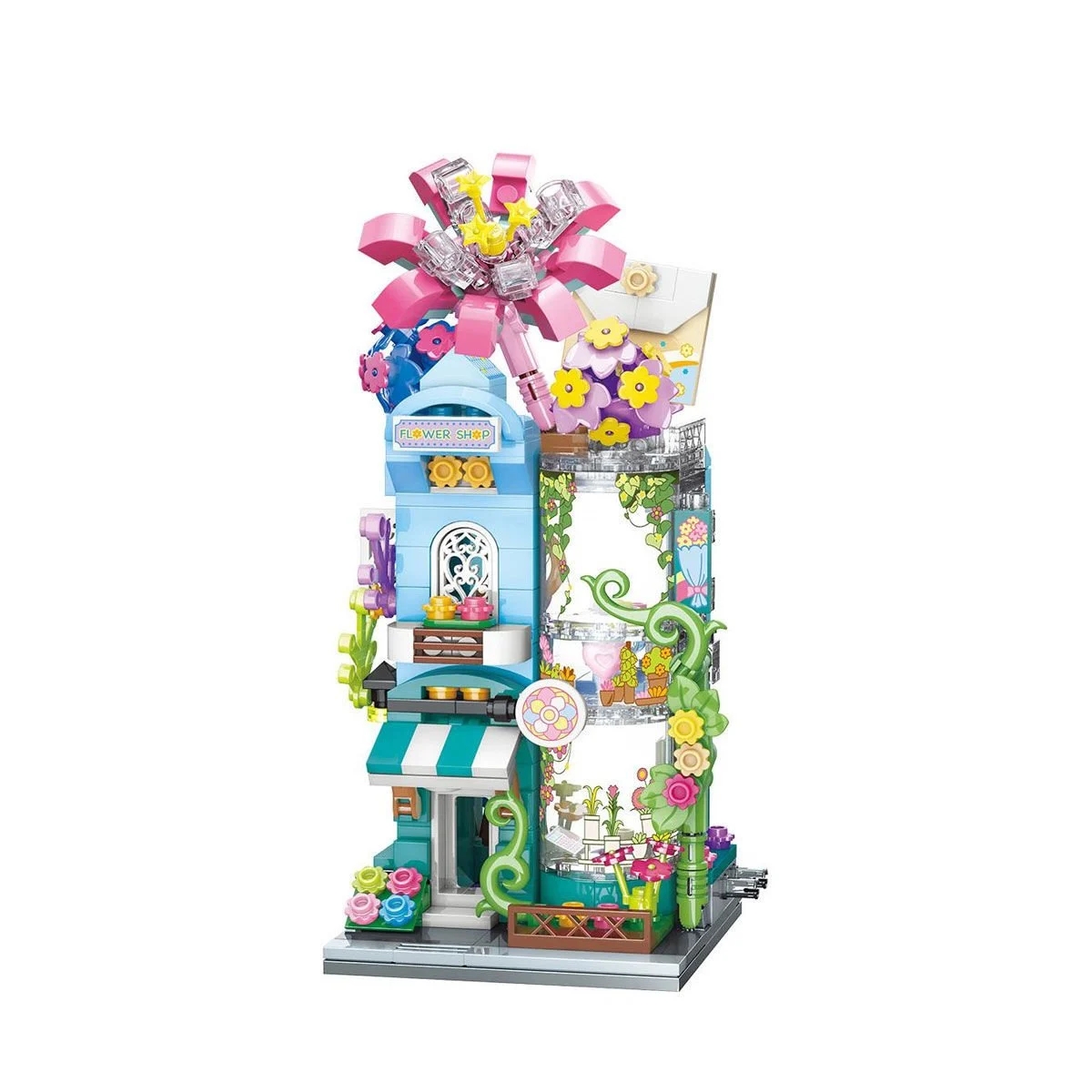 Vagonlife Keeppley City Corner Flower House Çiçek Evi Yapı Blokları Oyuncak Seti K28016