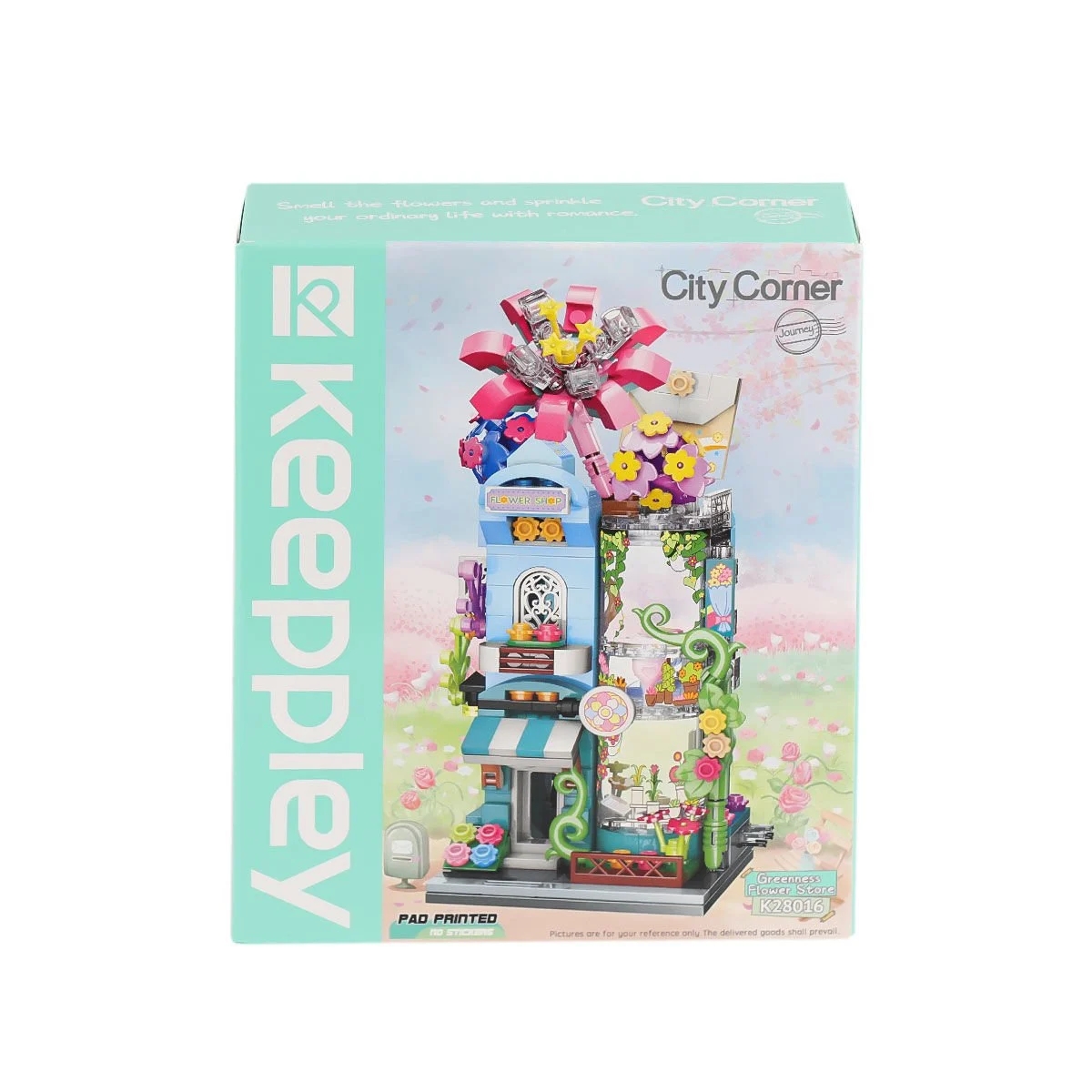 Vagonlife Keeppley City Corner Flower House Çiçek Evi Yapı Blokları Oyuncak Seti K28016