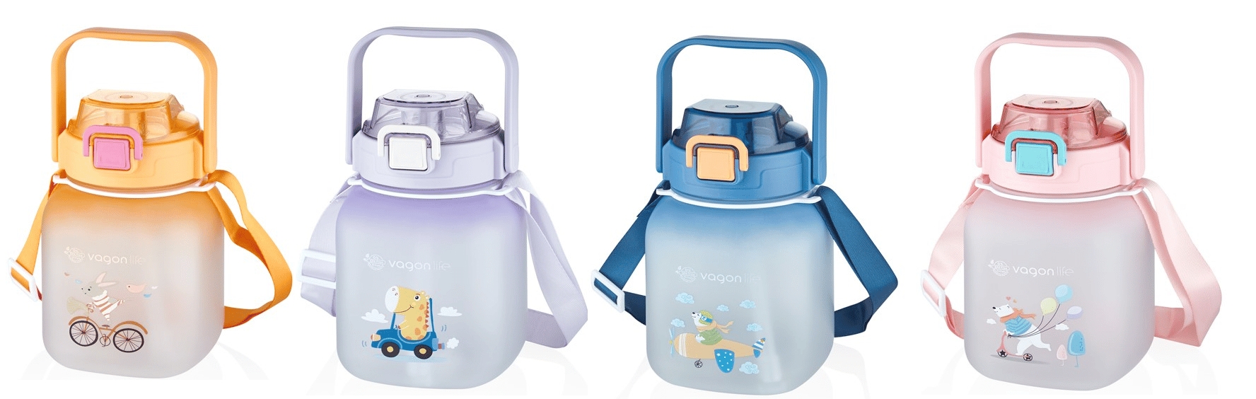 Vagonlife Tritan Su Matarası 1100 ml VGN2275-T Mavi 