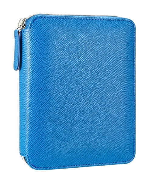 Victoria’s Journals Zipper Folder Organizer Defter A6 Çizgili Cüzdanlı Defter Mavi 123-0293