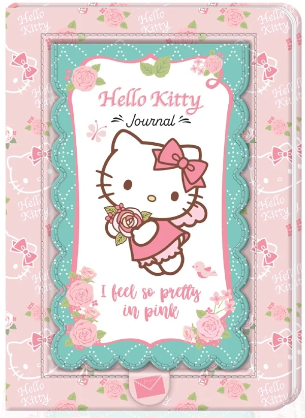 Victoria’s Journals Hello Kitty Sert Kapaklı Aynalı Günlük / Not Defteri A6 192 Sayfa 525-2086