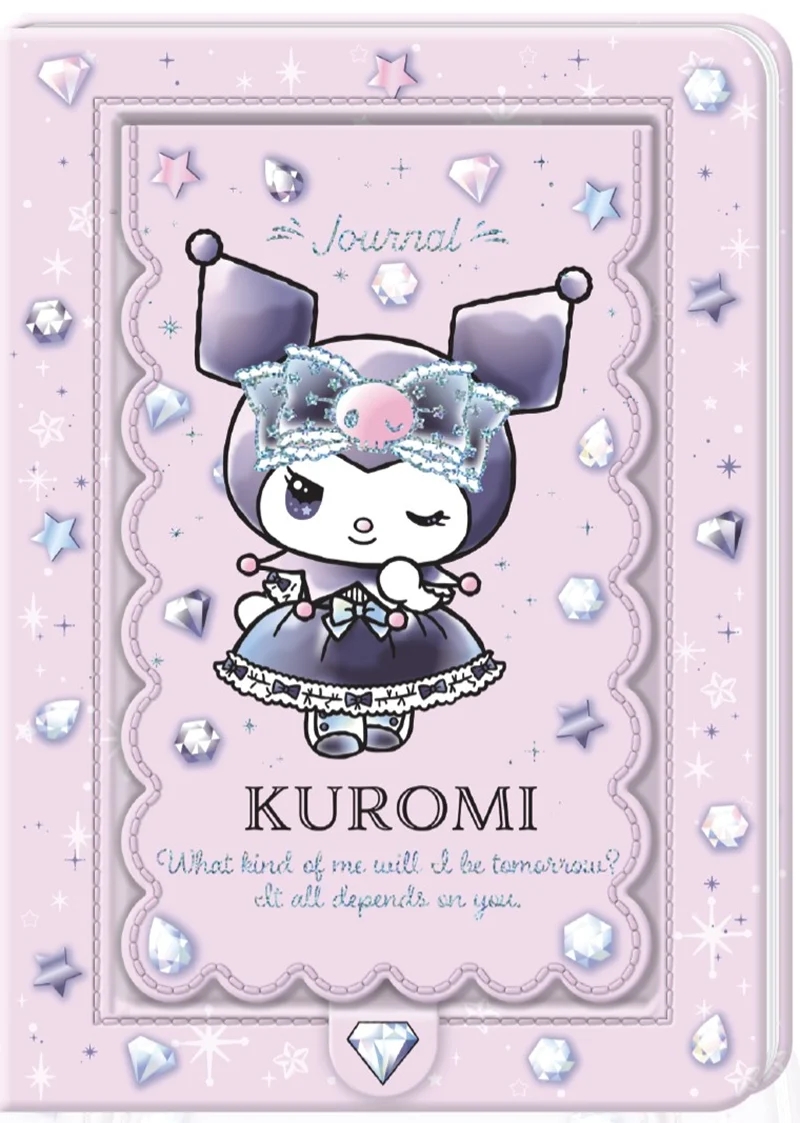 Victoria’s Journals Kuromi Sert Kapaklı Aynalı Günlük / Not Defteri A6 192 Sayfa 525-2087