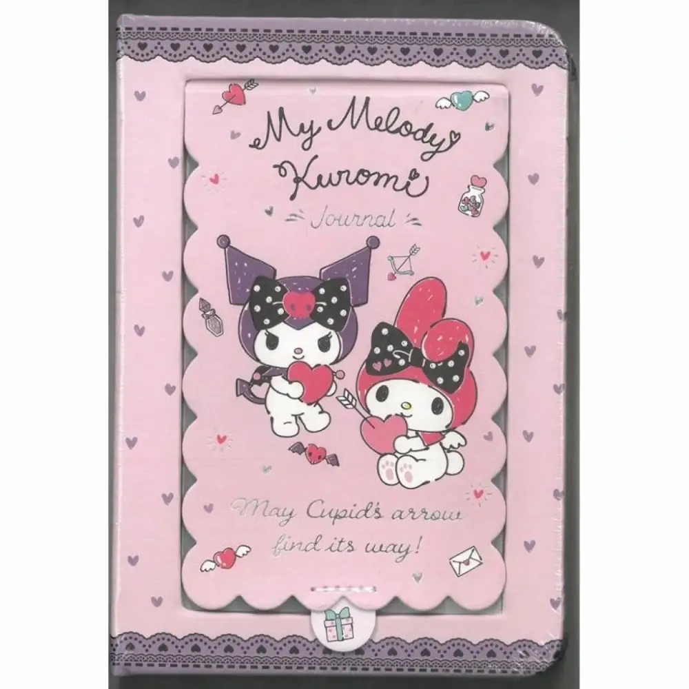 Victoria’s Journals My Melody ve Kuromi Sert Kapaklı Aynalı Günlük / Not Defteri A6 192 Sayfa 525-2088