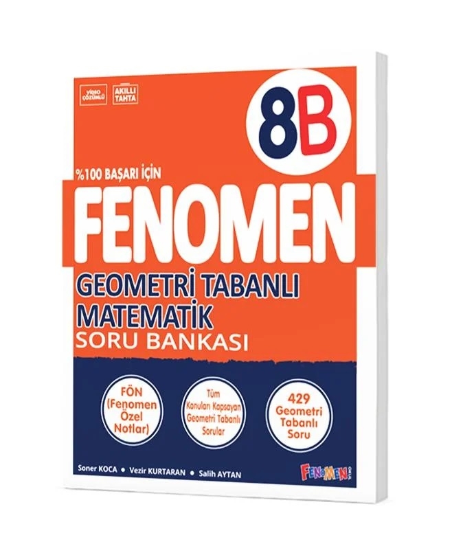 FENOMEN 8 GEOMETRİ TABANLI MATEMATİK SORU BANKASI (B)